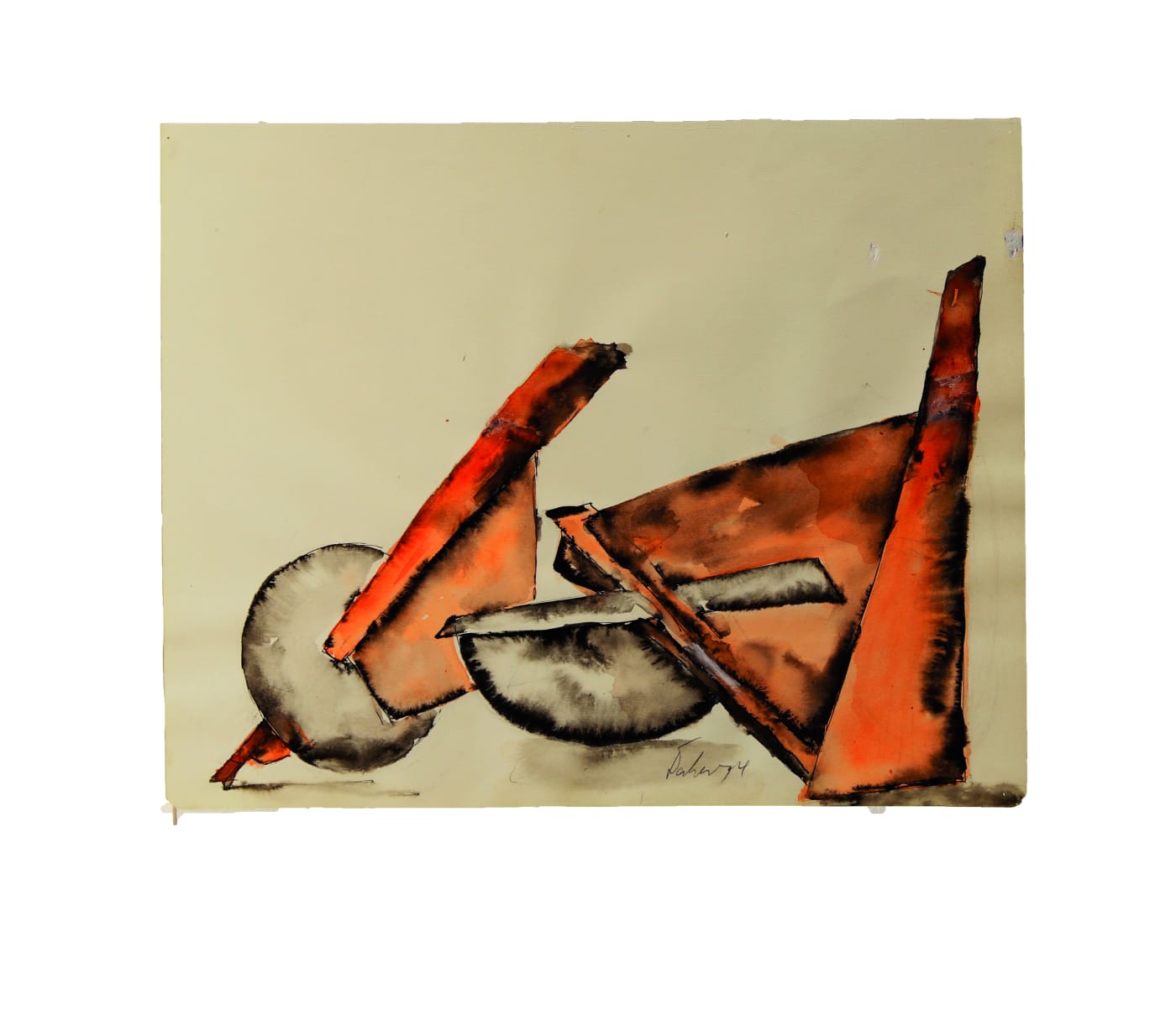 25. Untitled, 1974, tecnica mista, cm 32X41