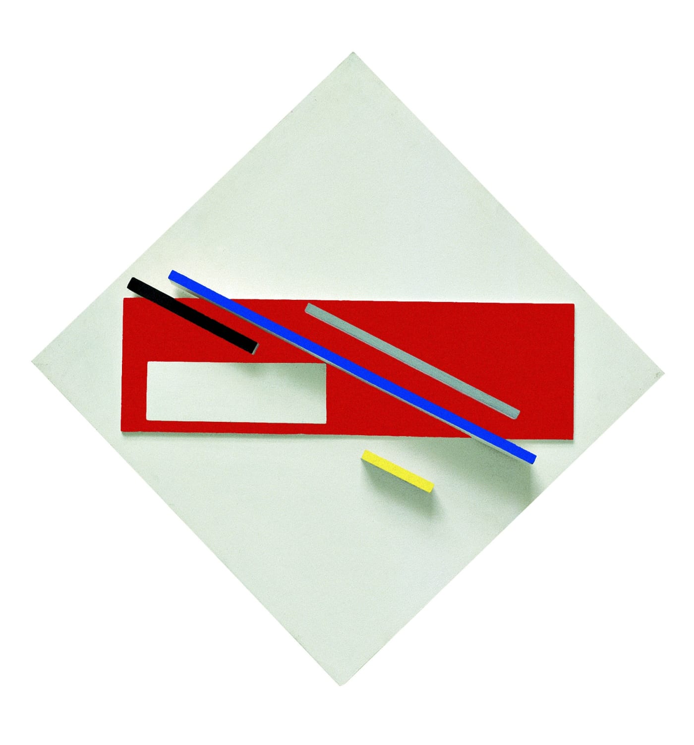 Composition spatio-temporelle n°78, 1970, cm 50x50x8,5 d cm 70,5