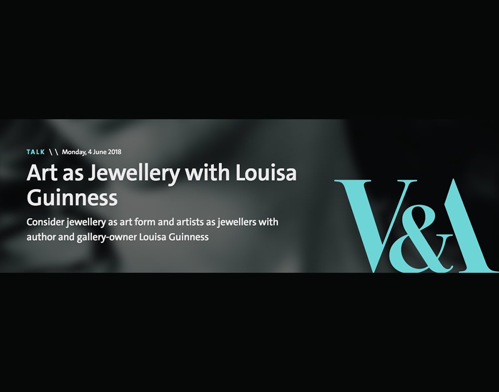 V&A Talk: Art as Jewellery with Louisa Guinness