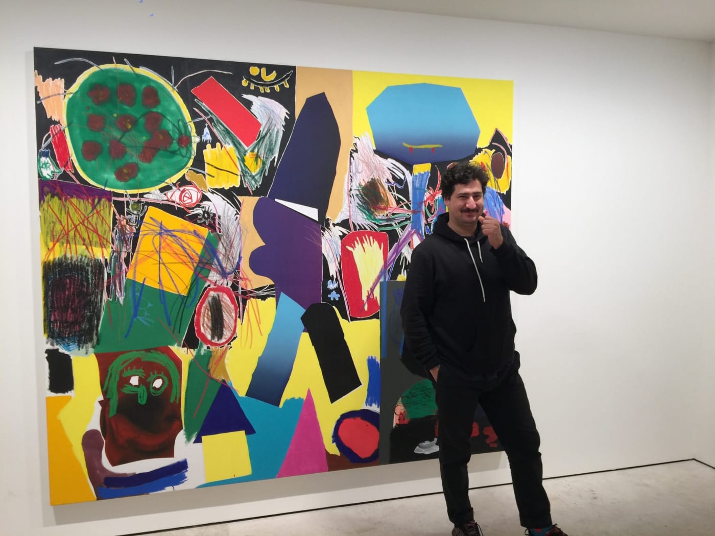 A symbolic moment for Jannis Varelas during Art Brussels at Maruani Mercier