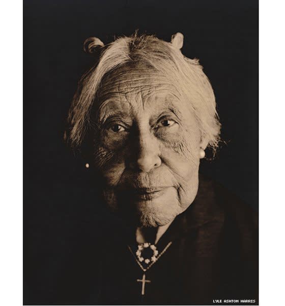 Joelle Johnson, Harris's grandmother