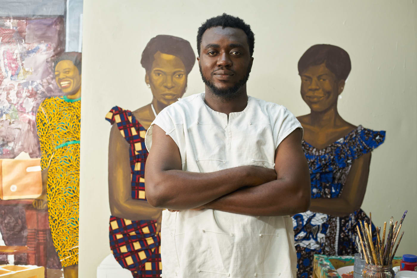 Ghanaian Artist Cornelius Annor is Now Represented in Europe by Maruani Mercier Gallery of Brussels