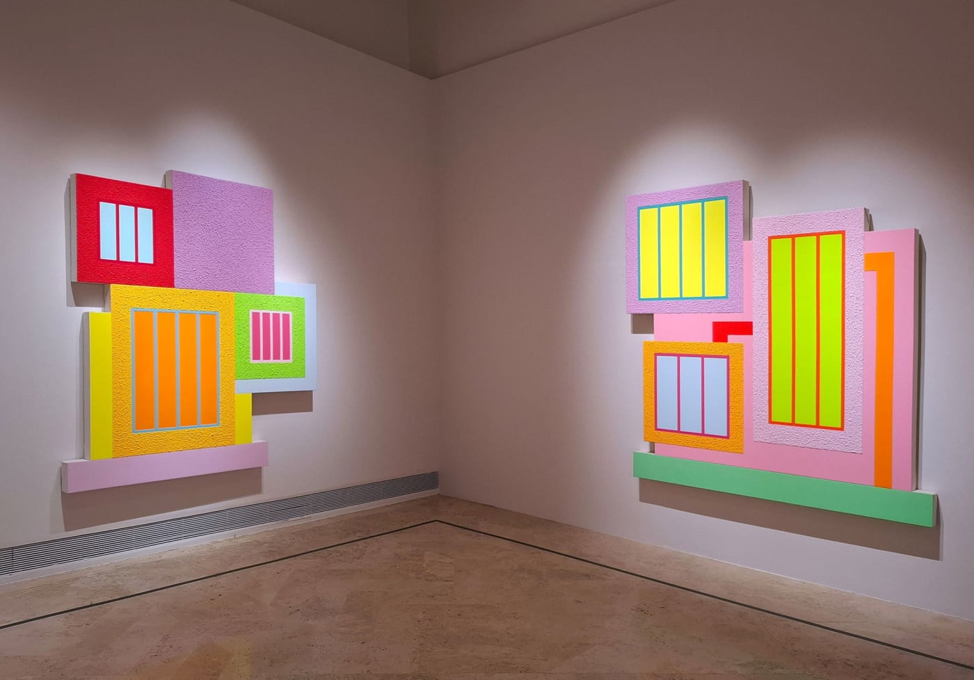 Peter Halley in Spain at Museo Thyssen-Bornemisza