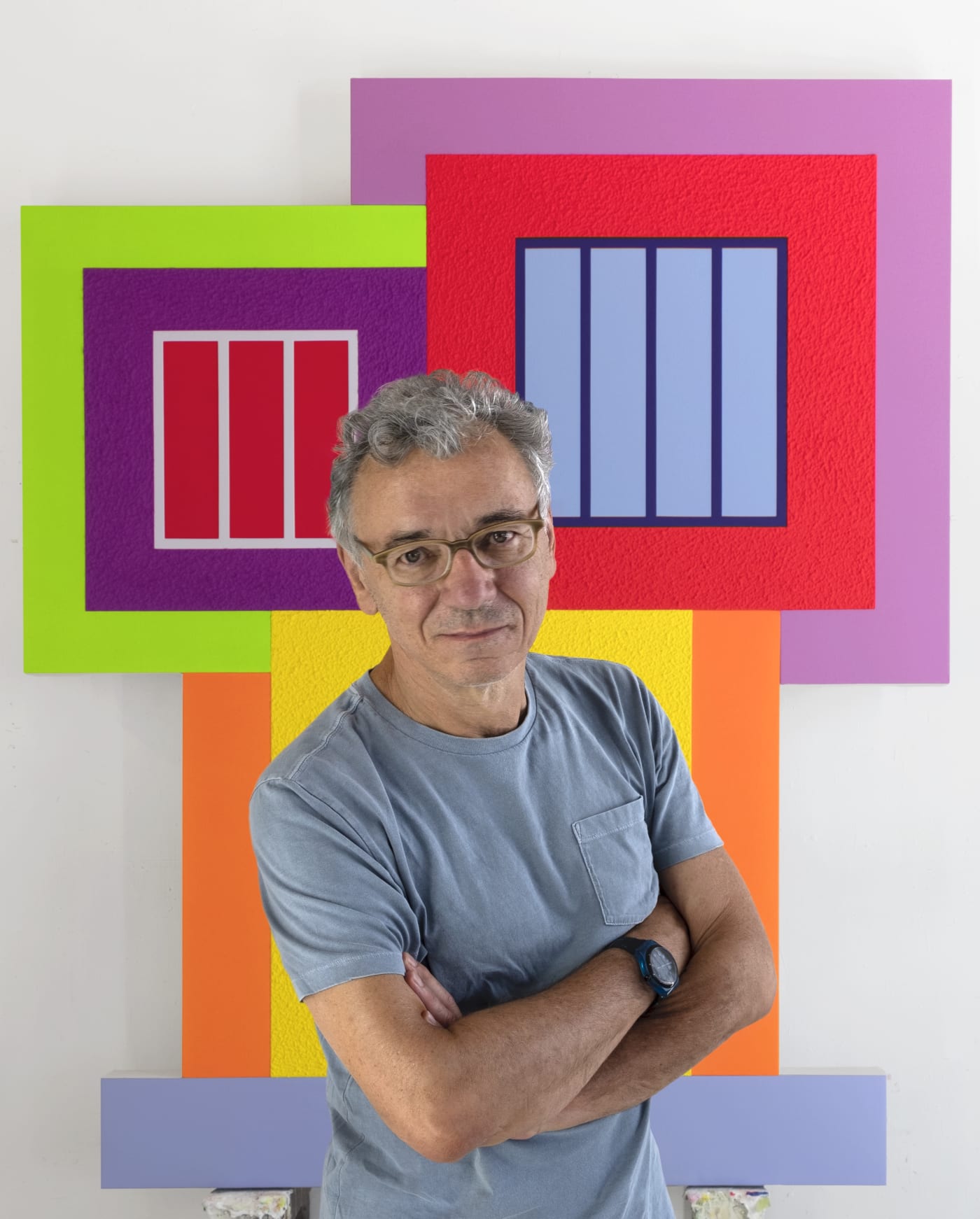 Laurent Mercier interviews Peter Halley