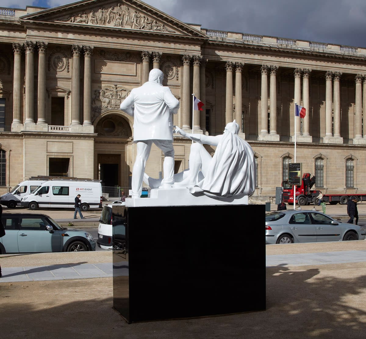 Paris Public Installation next to the Louvre