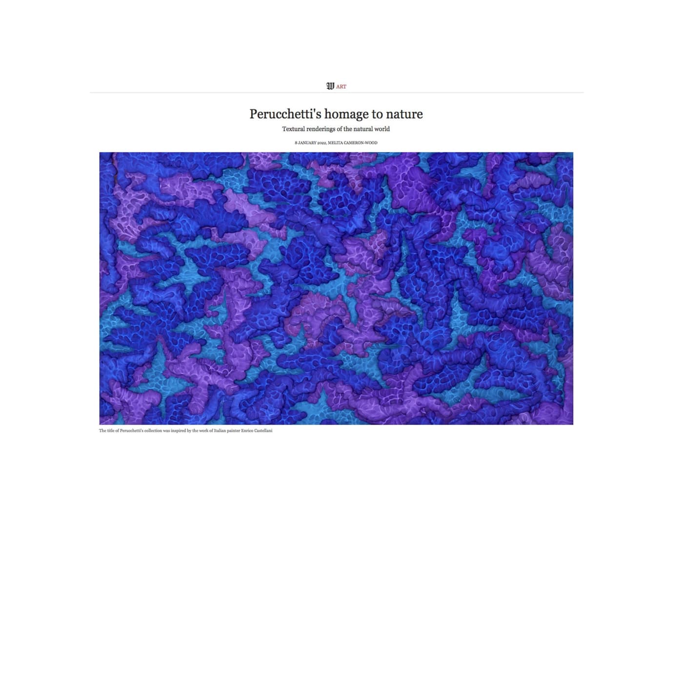 Perucchetti's Homage to Nature