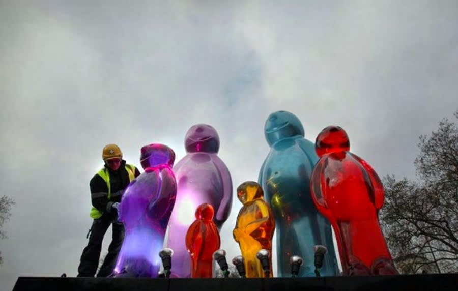 Dalle prove di Natale de Obama alle sculture di gel