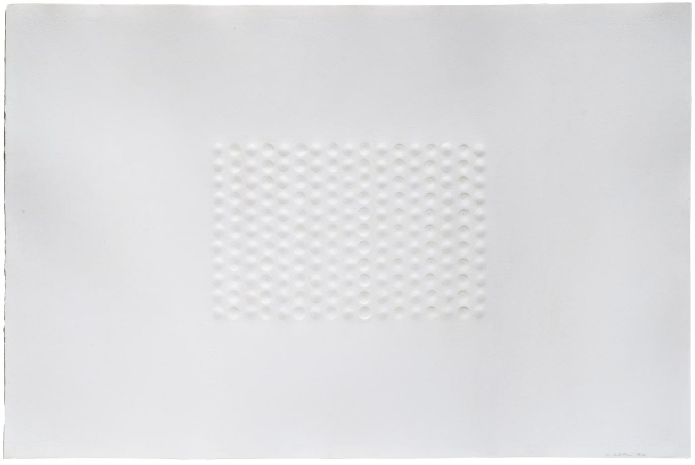 Enrico Castellani, Untitled, 1964