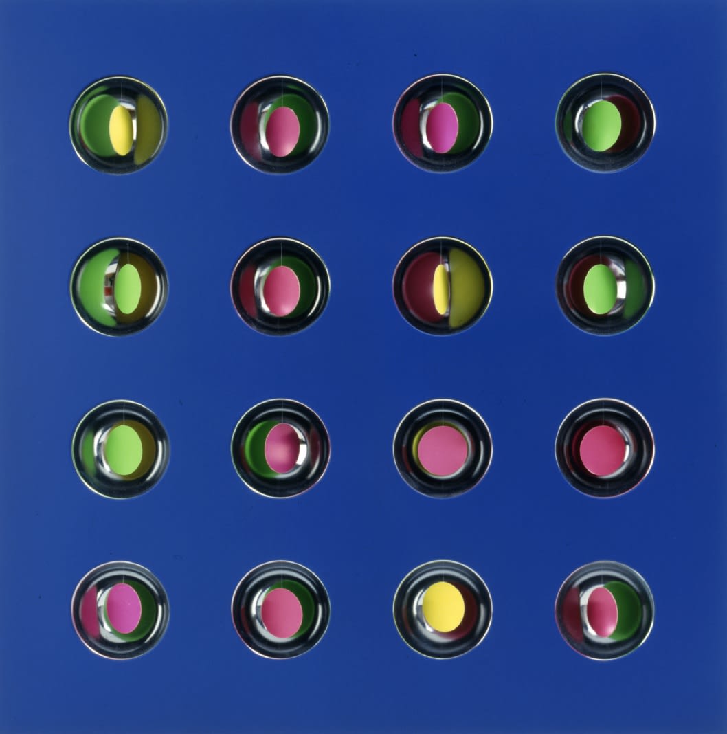 Edoardo Landi Cineriflessione sferica variabile, 1967-1969