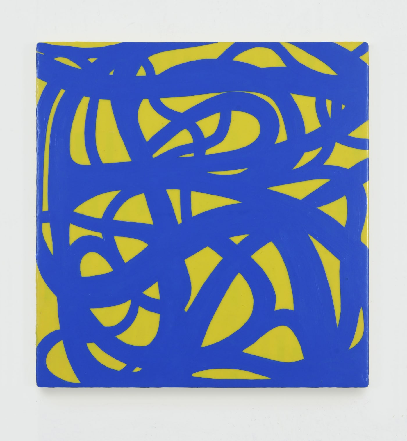 Ronnie Hughes, 'Blooshown', acrylic co-polymer on plywood, 54.5 x 52cm