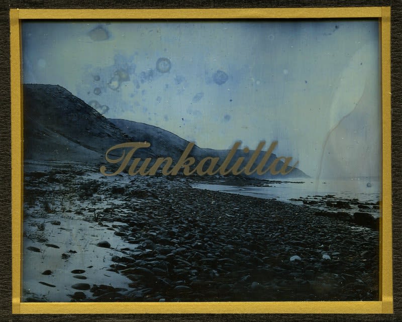 James Tylor We Call This Place (Tungkalilla), 2020 daguerreotype with engraved text 10 x 12.5 cm