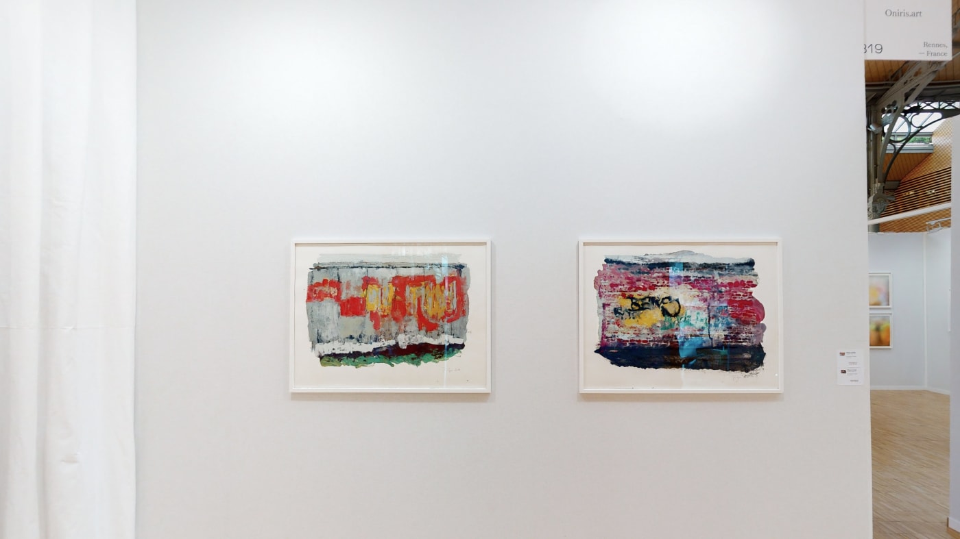Philippe Cognée à Drawing Now Paris - stand Oniris 2022