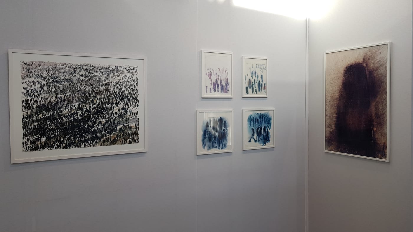 Philippe Cognée @ Drawing Now Paris 2018