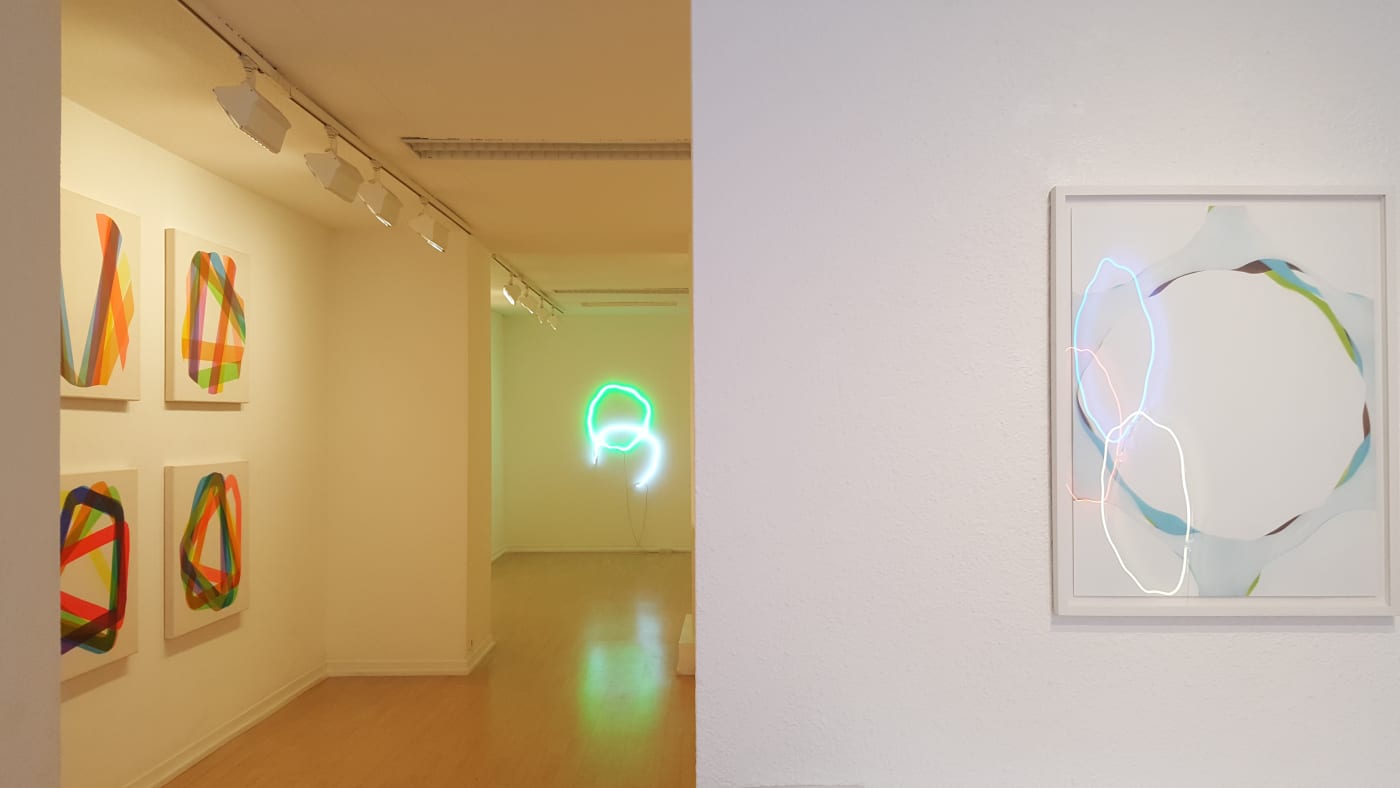 Frédéric Bouffandeau / Peintures, sculptures et néons, exposition personnelle / Oniris 2017