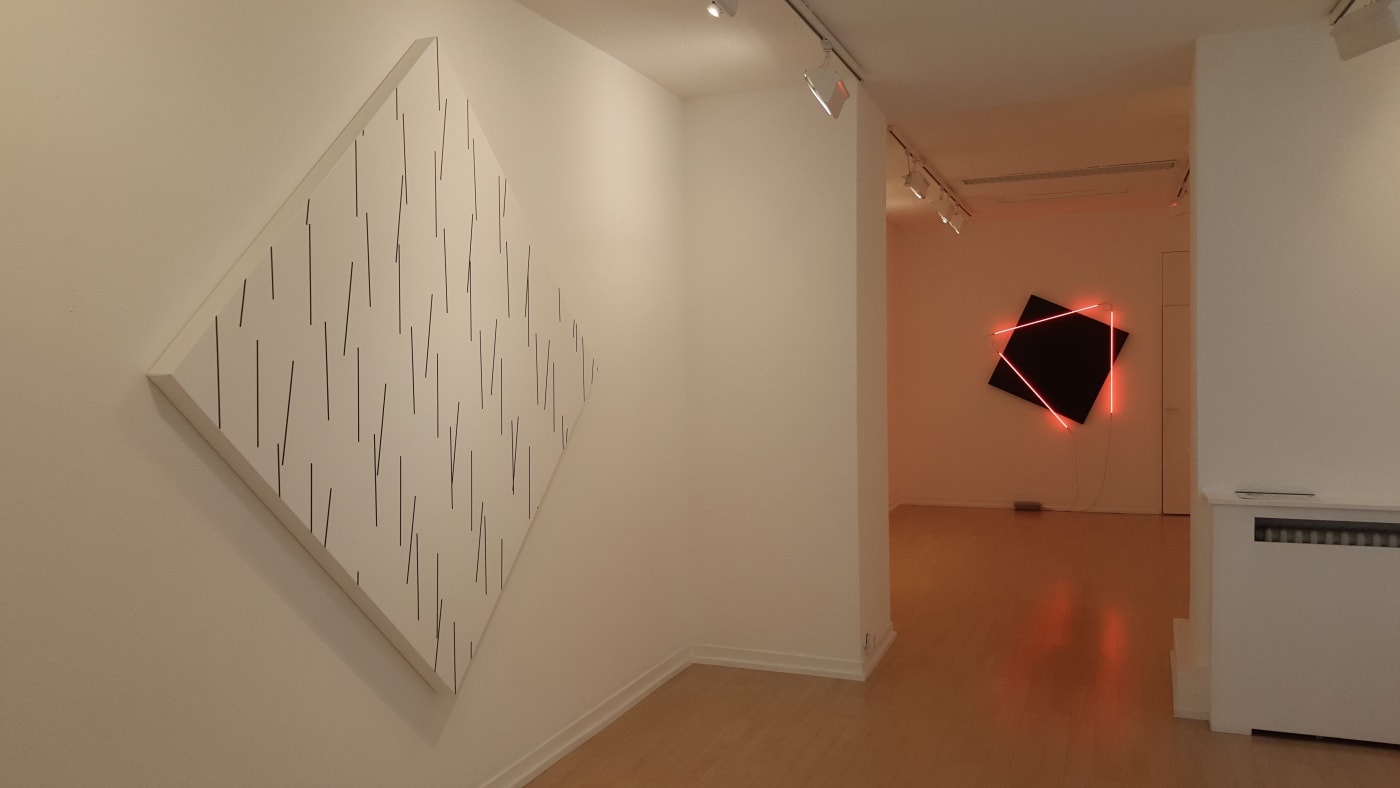 François Morellet / 30 ans persiste et signe, exposition personnelle / Oniris 2015