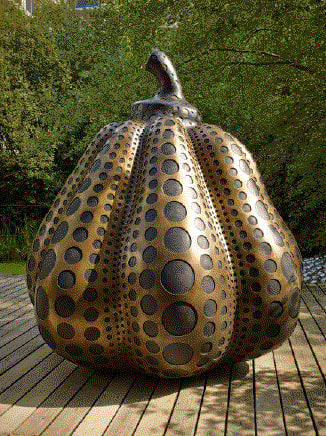Yayoi Kusama Pumpkin 2014, Bronze φ235 x H241cm