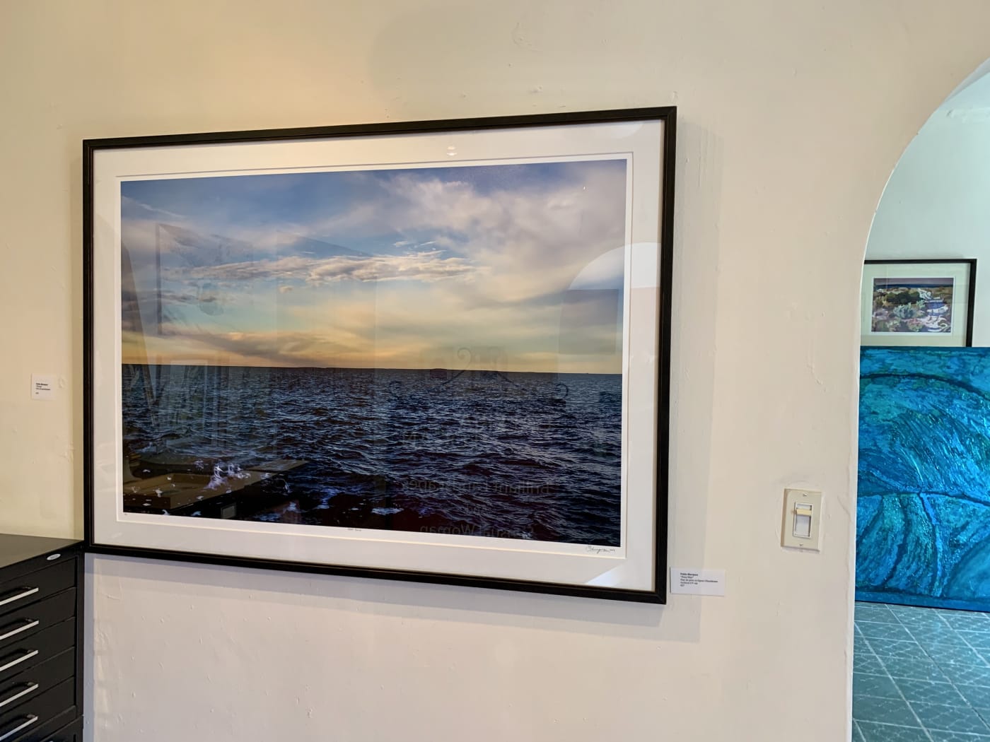 deep blue, 2017 Fine Art Print, 2017, Signed and Numbered, with archival UV curable inks frame size: 53 x 38 in 134.6 x 96.5 cm 17 x 22 in Edition of 12 MCW (0003)