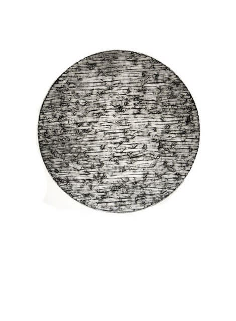 Jérôme Fortin, Tondo no. II , Collagraphie, 2003, 75 x 56cm, edition of 10