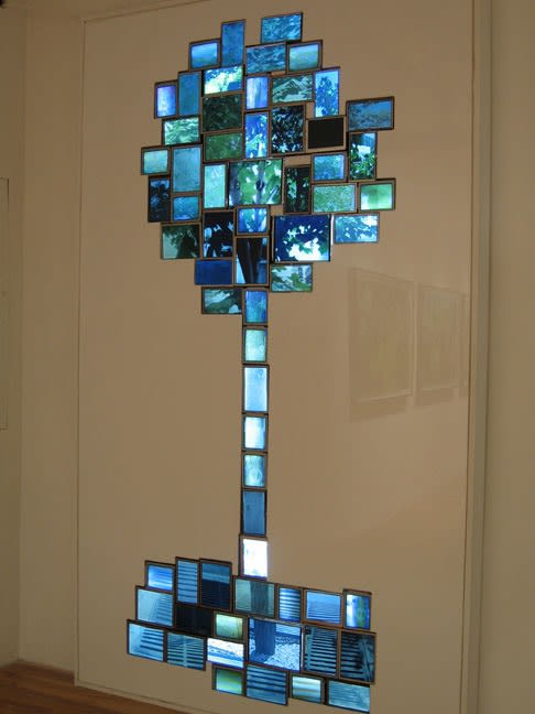 Alexandre Castonguay, Arbre, 2006, écrans LCD, magnétoscopes DVD