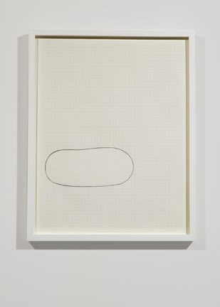 Michel de Broin, Dessin de la série Anthropométrie, 2005, 33 x 48 cm