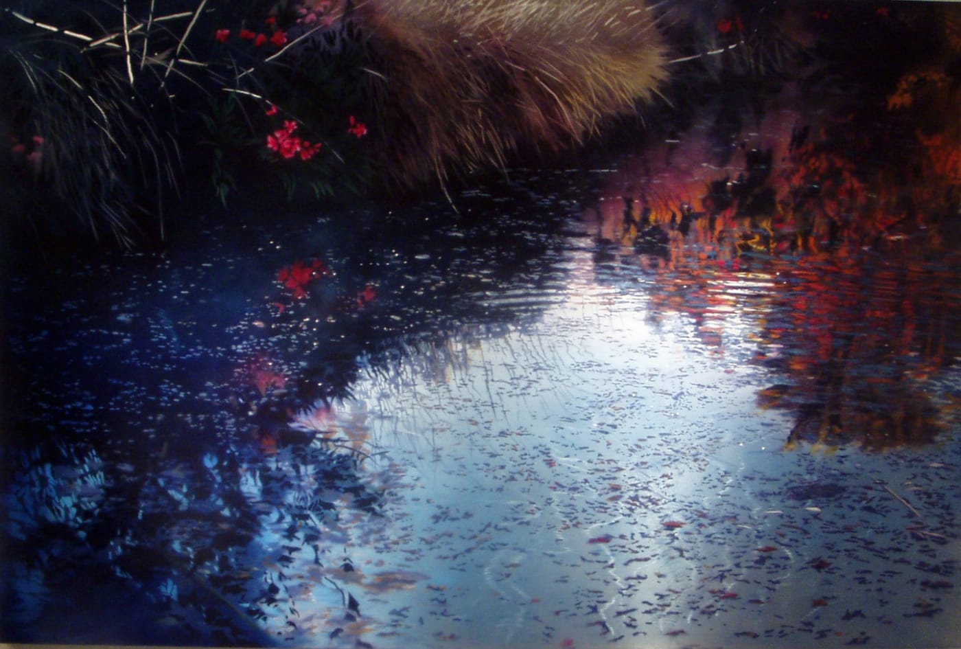 David Kessler "Shadow Line" 91.5 x 122 cm Acrylic on aluminium