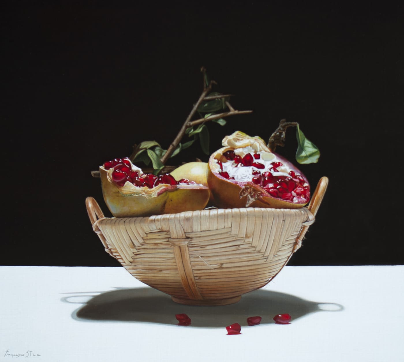 Francisco Stile Nobody is Perfect Oil on canvas 60 x 60 cm