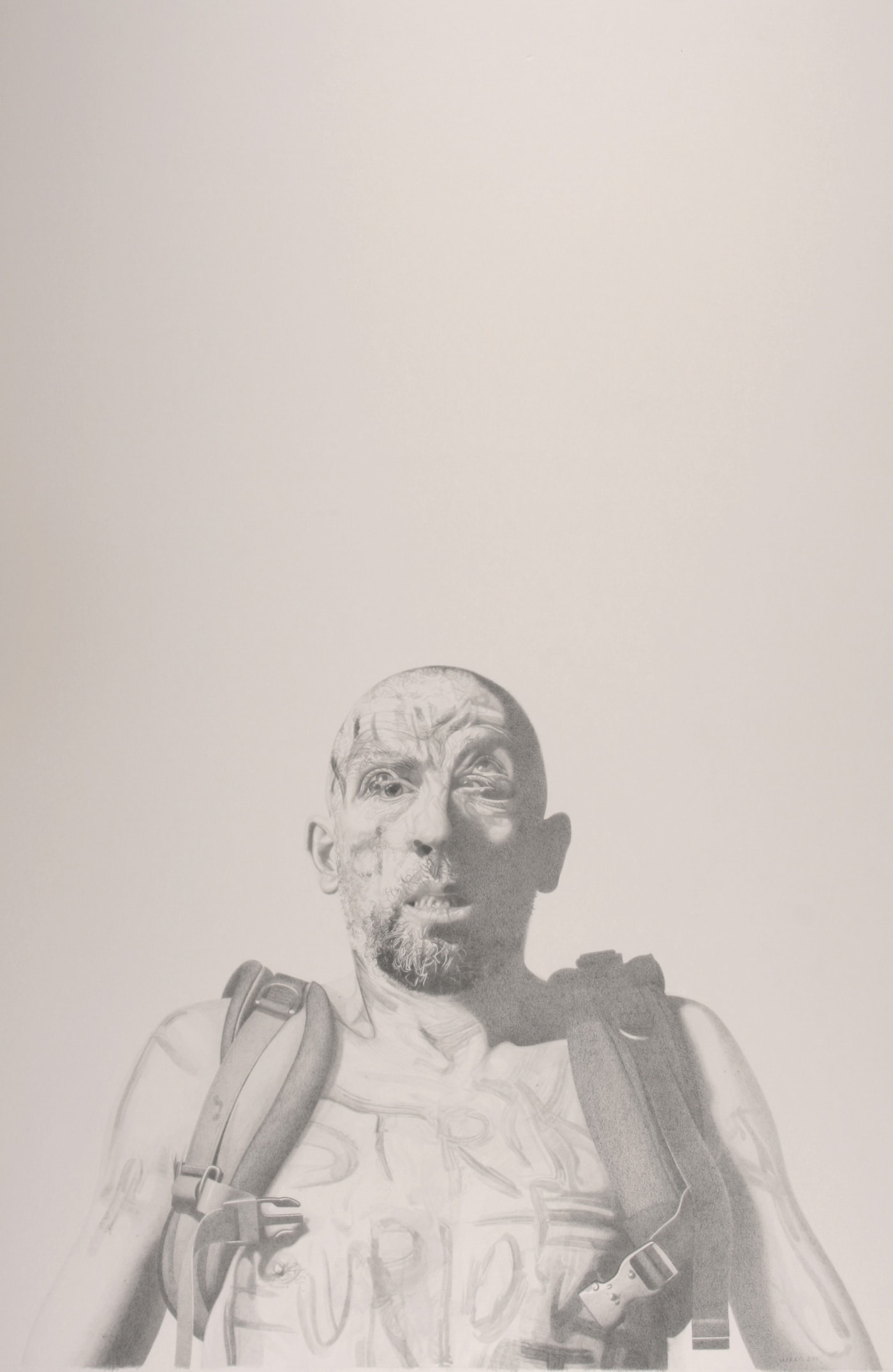 Philip Harris "Study for Stormfronts" Pencil on paper 120 x 90 cm