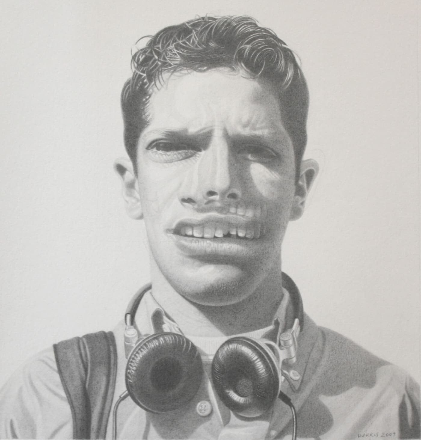 Philip Harris "Young Man, 2008" 25 x 20 cm Pencil on paper