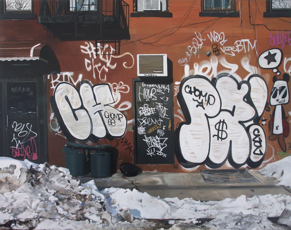 "New York City deLuxe!" Acrylic on canvas 89 x 116 cm