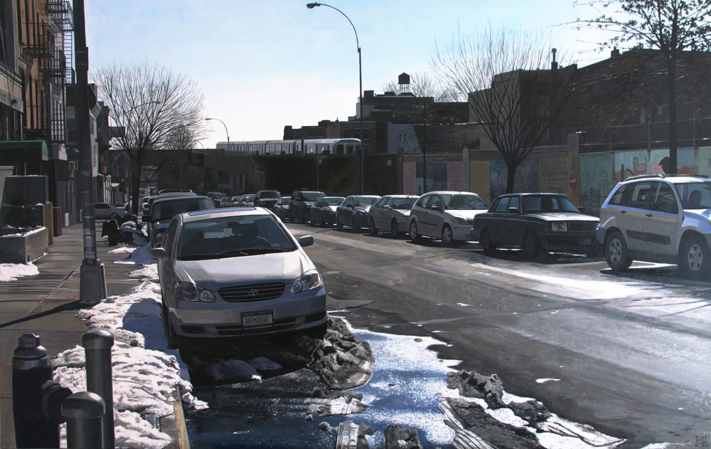 "Smith St/ Brooklyn" Acrylic on canvas 73 x 116 cm