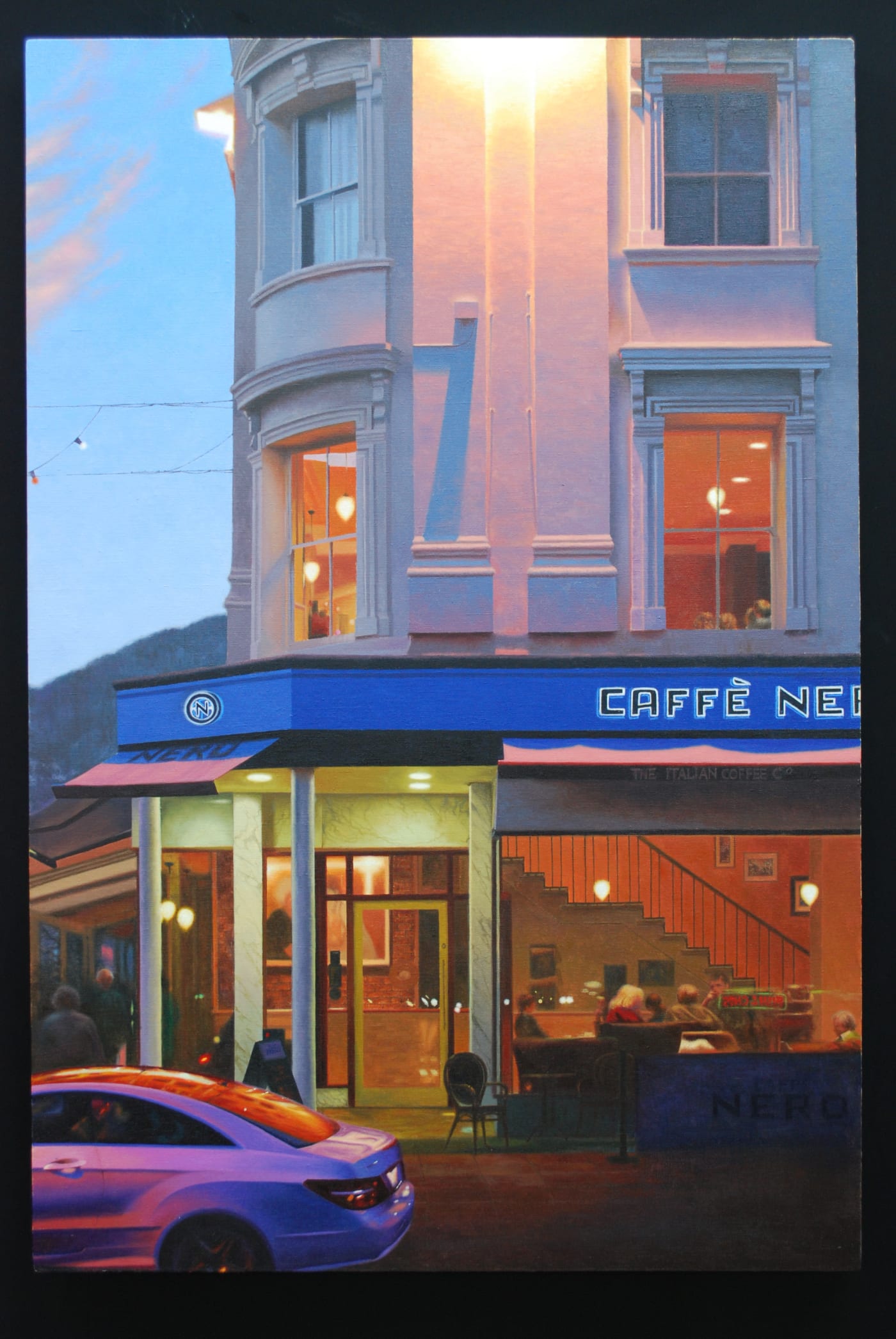 Mike Briscoe "Rendezvous" Oil on linen 94.5 x 63.5 cm
