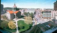Anthony Brunelli View of Binghamton oil on canvas 137.2 x 241.3 cm