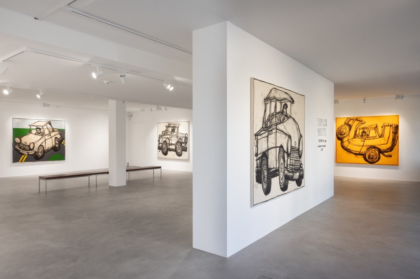 Taylor White: Paintings of Cars