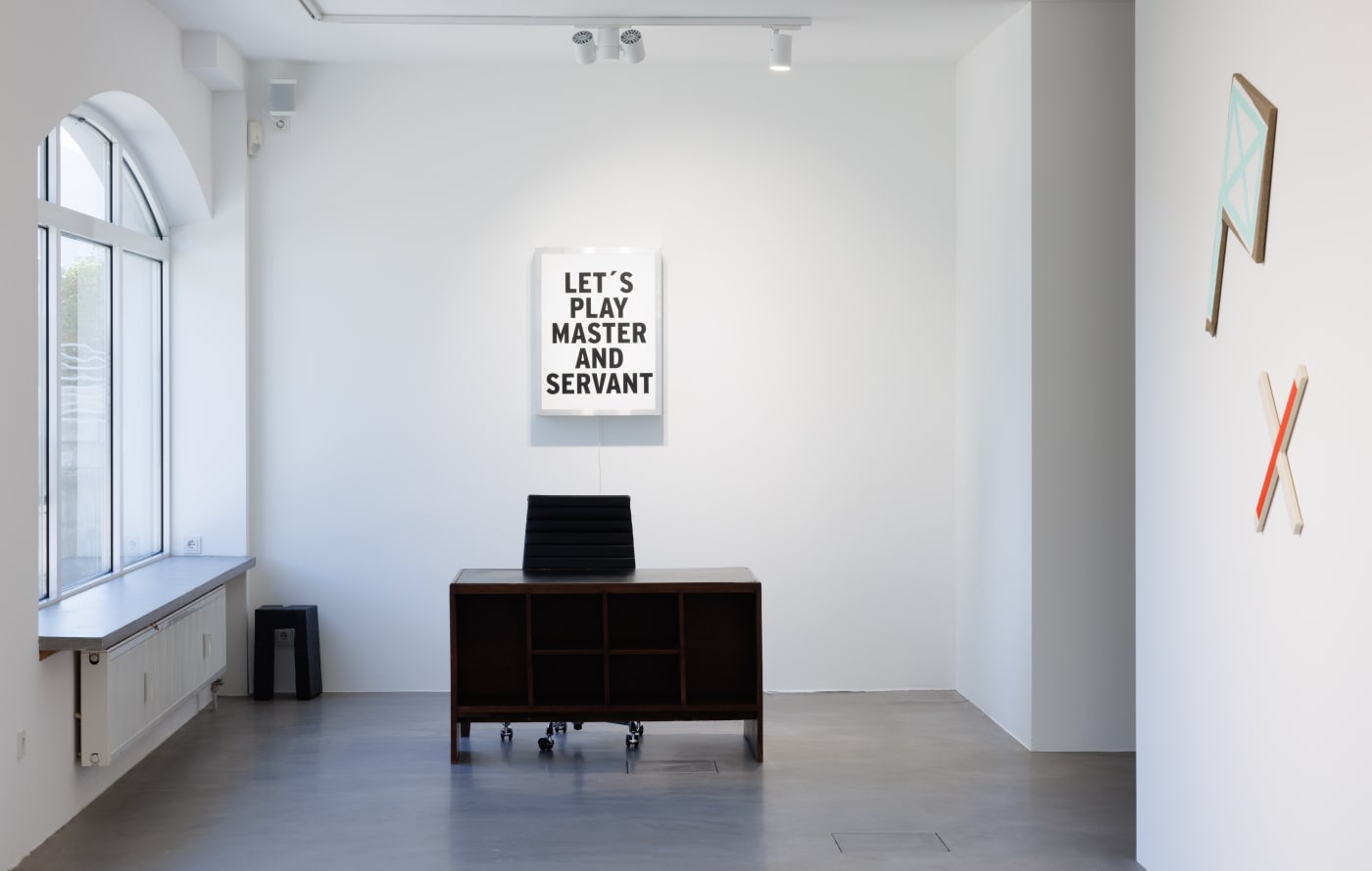 Installation view NYC | MUC | BER : Destionation Murnau with works by Marco Stanke and Michael Ullrich alongside selected paintings of NY-based artist Judy Rifka. PULPO GALLERY 2024.
