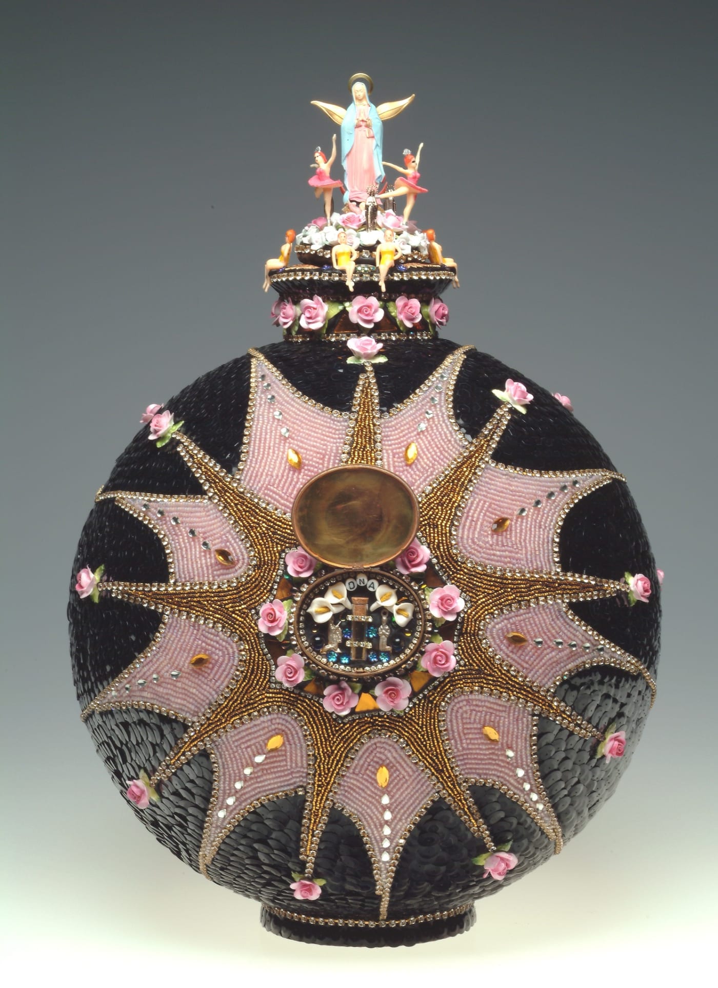 Nancy Josephson, Pink Reliquary Cremation Urn, 2012-2013