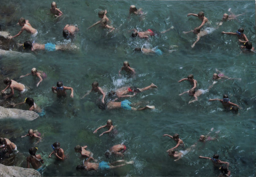 HIGHLY COMMENDED David Gould, Melee, 2011, Digital print on board, 78 x 104cms