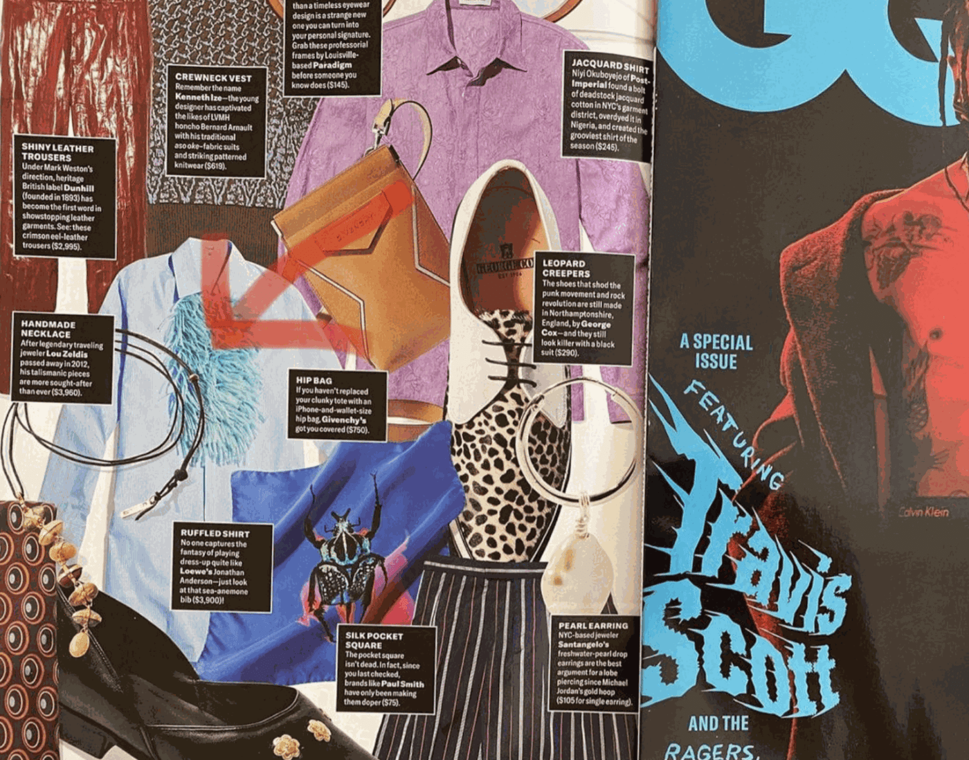 LoU Zeldis jewellery featured in GQ Magazine