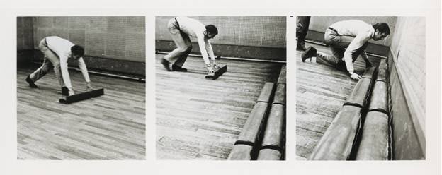 Roelof Louw, Rolled Lead Piece, 1970