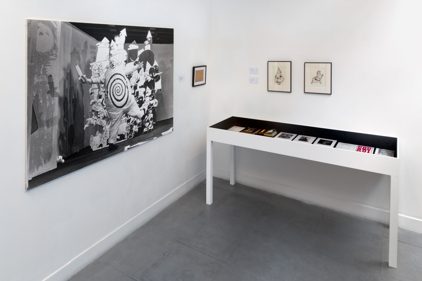 Installation view, Franciszka Themerson UBU Photo by FXP Photography.