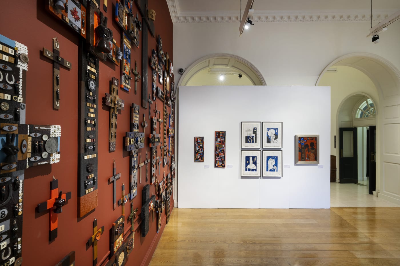 Installation view, Richard Saltoun Gallery Booth W19, 1-54 London, Photography by Karen Bengall