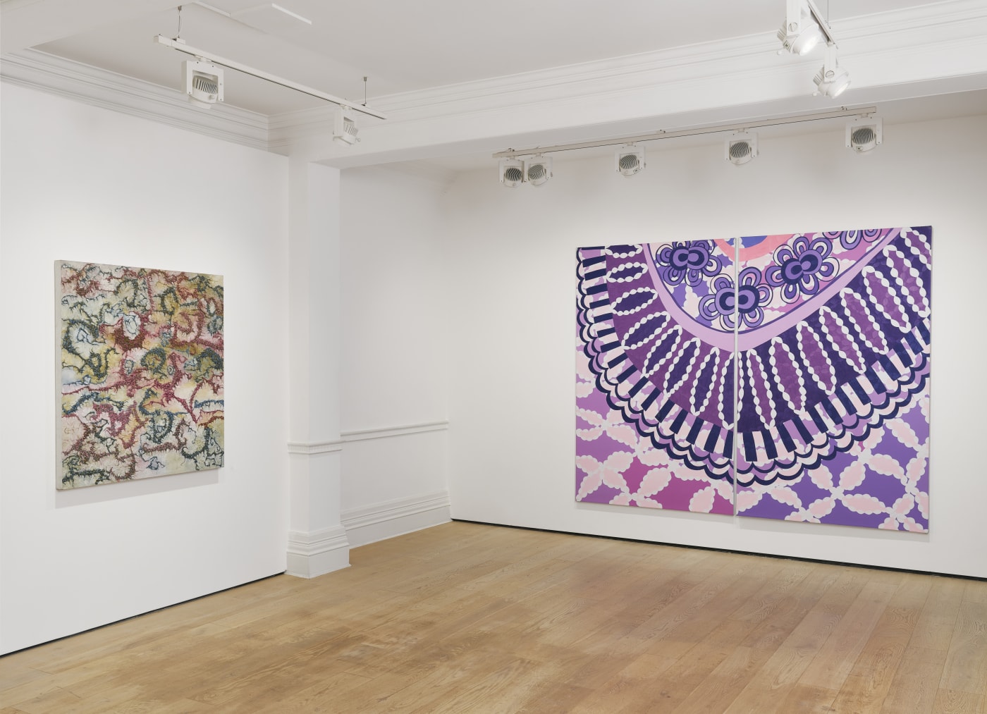 Installation View, Haptic Vision: Rosa Lee and Jo Bruton, London, 2022, Photography by Andrew Gray