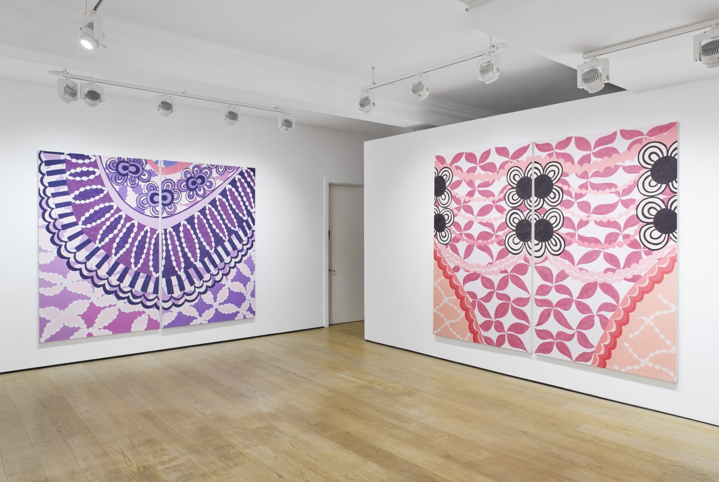 Installation View, Haptic Vision: Rosa Lee and Jo Bruton, London, 2022, Photography by Andrew Gray
