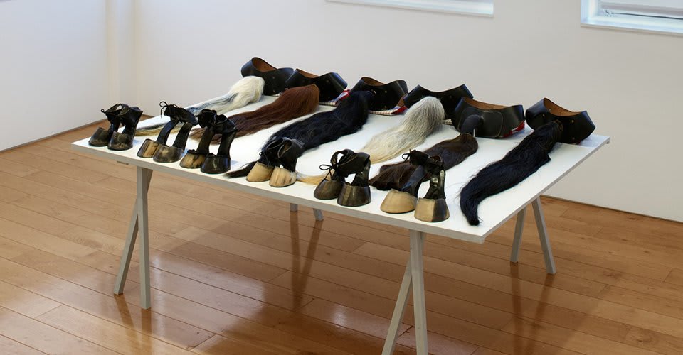 Installation view at Karsten Schubert gallery.
