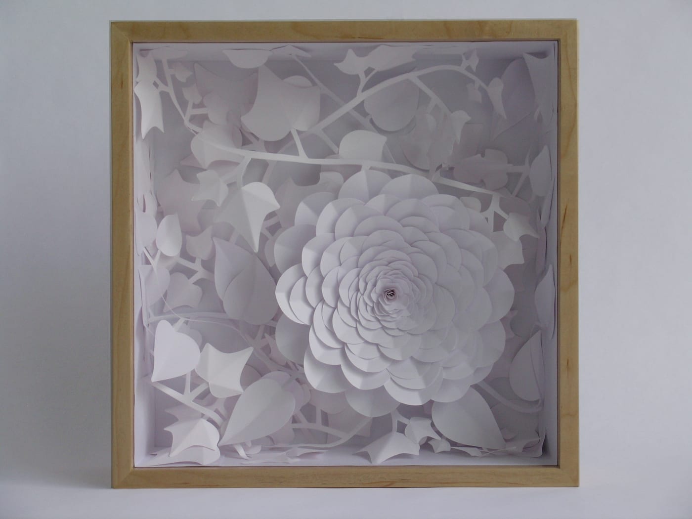MariFer Barrero Big Flowers and ivies from paper environments project, 2010