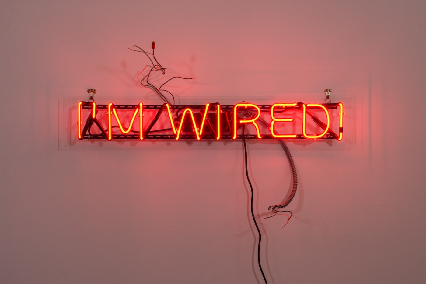 Artwork Image: Alejandro Diaz I'M WIRED, 2013 red neon 7 x 40 x 0 (2749)