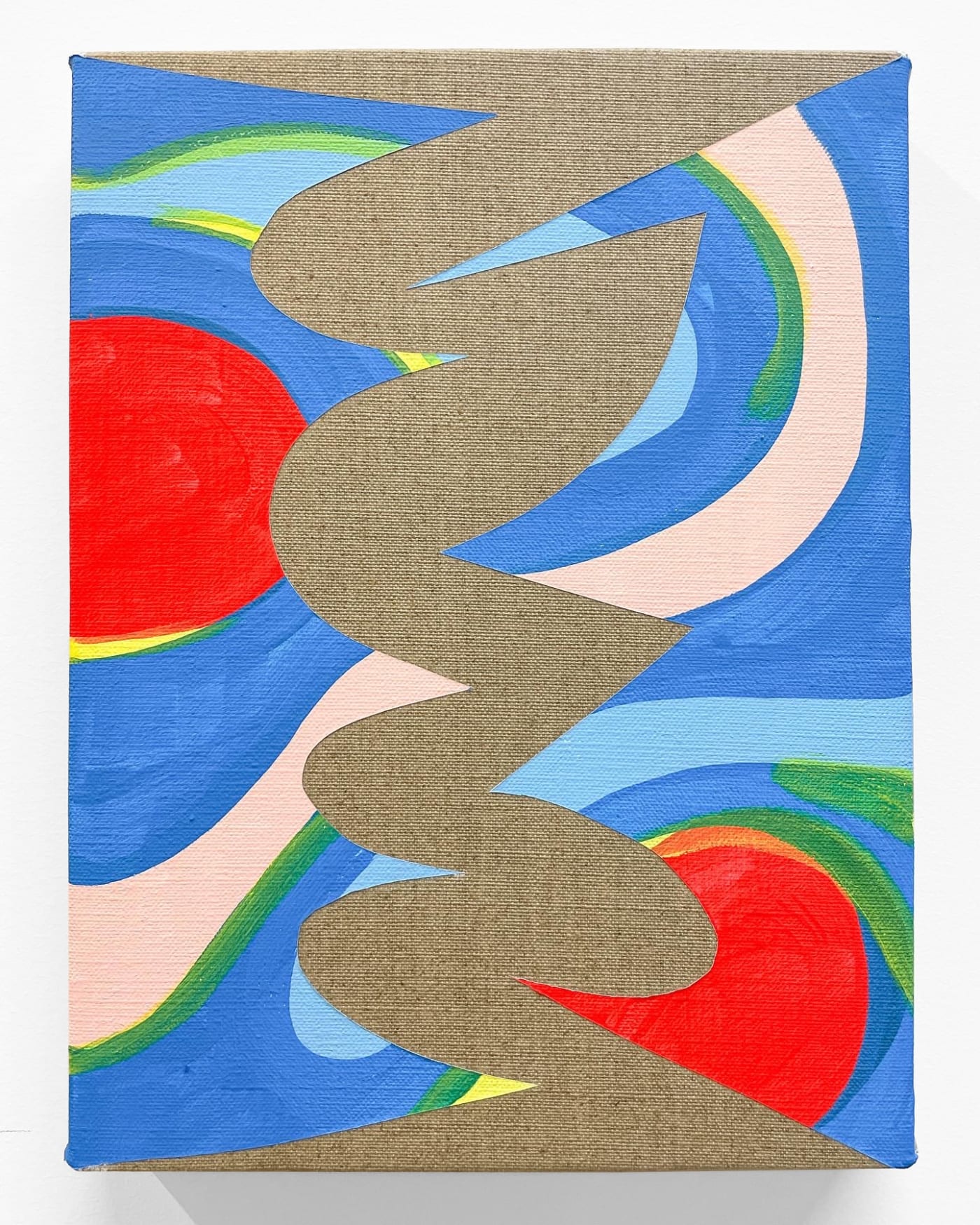 Carlos Rosales-Silva Rio, 2021 Acrylic and flashe on linen 12 x 9 in 30.5 x 22.9 cm