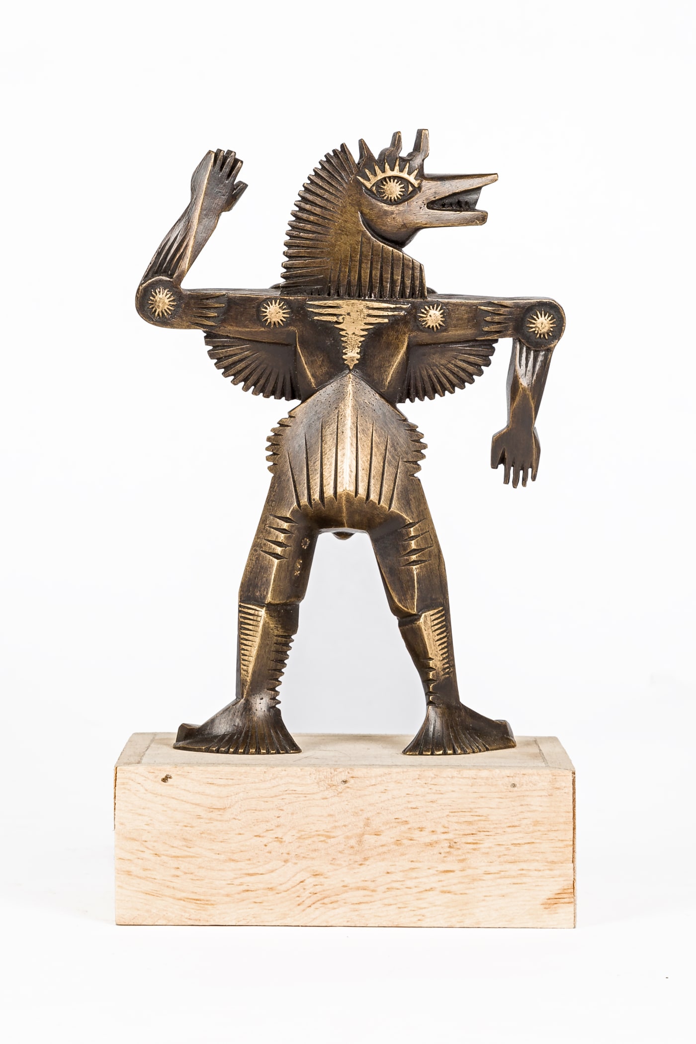 Pedro Friedeberg Soldado universal, 2017 Bronze 9.4 x 6.1 x 4.7 in 24 x 15.5 x 12 cm