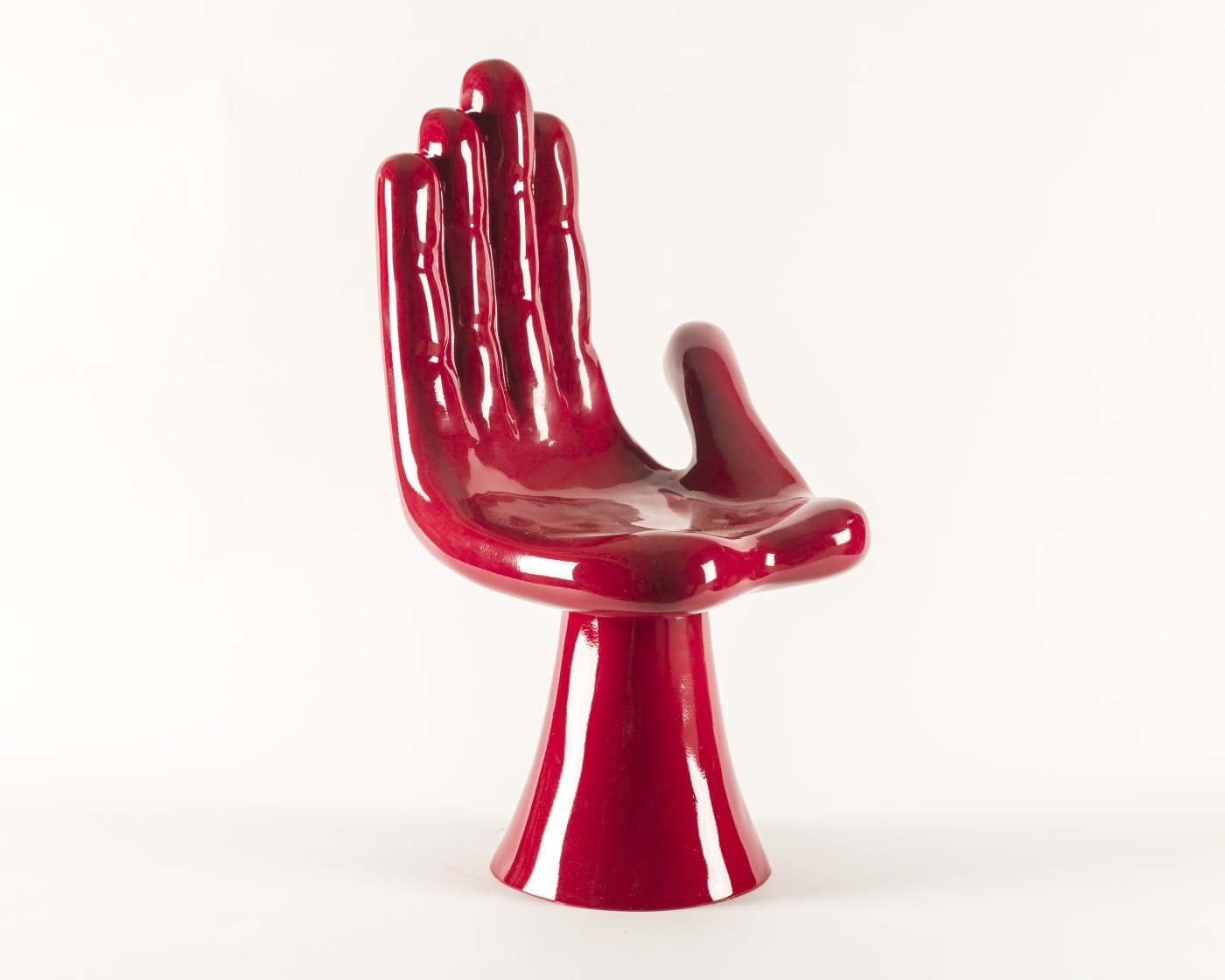 Pedro Friedeberg Mano roja, 2021 Resin 18.9 x 11.5 x 9.9 in 48 x 29 x 25 cm