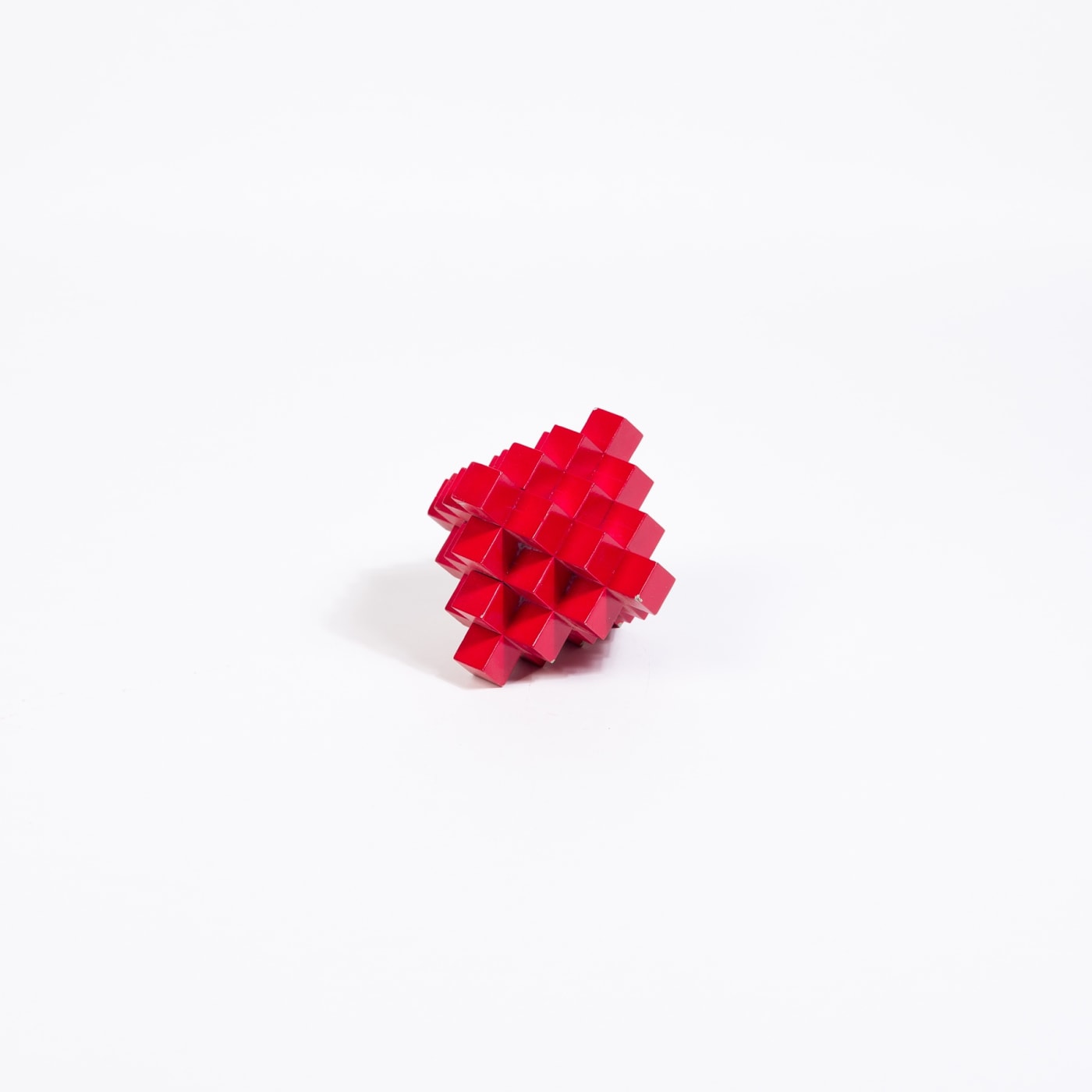 Pedro Friedeberg Piedra Filosofal roja, 2015 Ceramic 9.1 x 9.1 x 9.1 in 23 x 23 x 23 cm Edition of 10