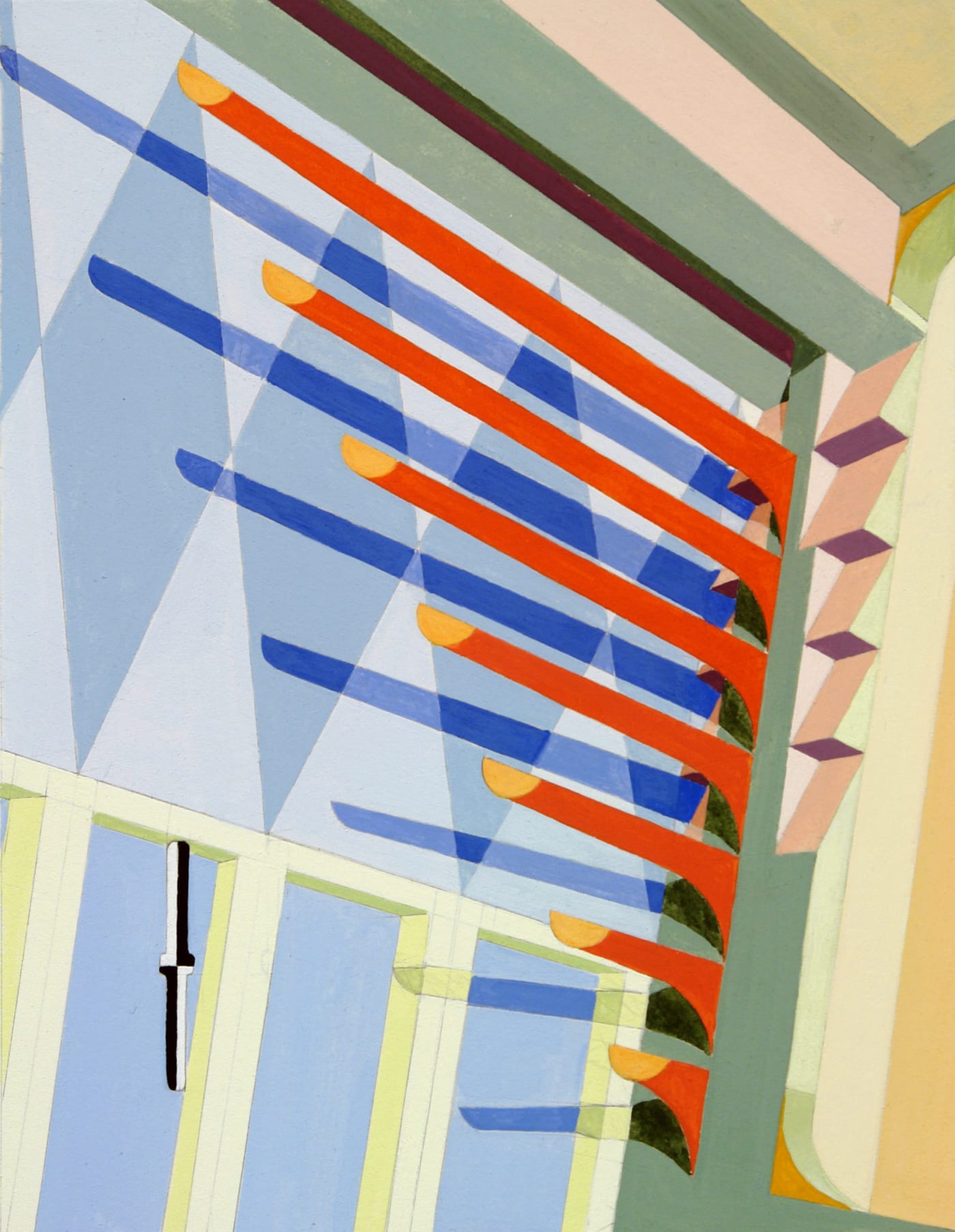 MATTHIAS SCHAAREMAN - NR 1908 - 2019 - GOUACHE ON PAPER - 19 X 25 CM